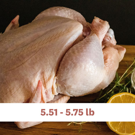 Pasture Raised Frozen Whole Chicken (5.51-5.75 lb)